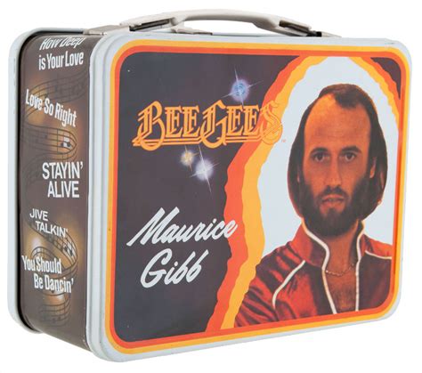 bee gees metal lunch box|Bee Gees lunch box value.